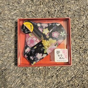 Black Floral Coin Purse